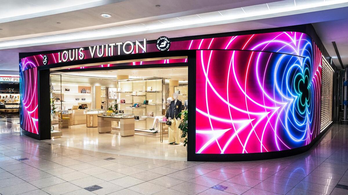 Dubai Duty Free’s recent openings of big-name fashion brands including Louis Vuitton, Dior and Cartier led sales in fashion category. — supplied photo 