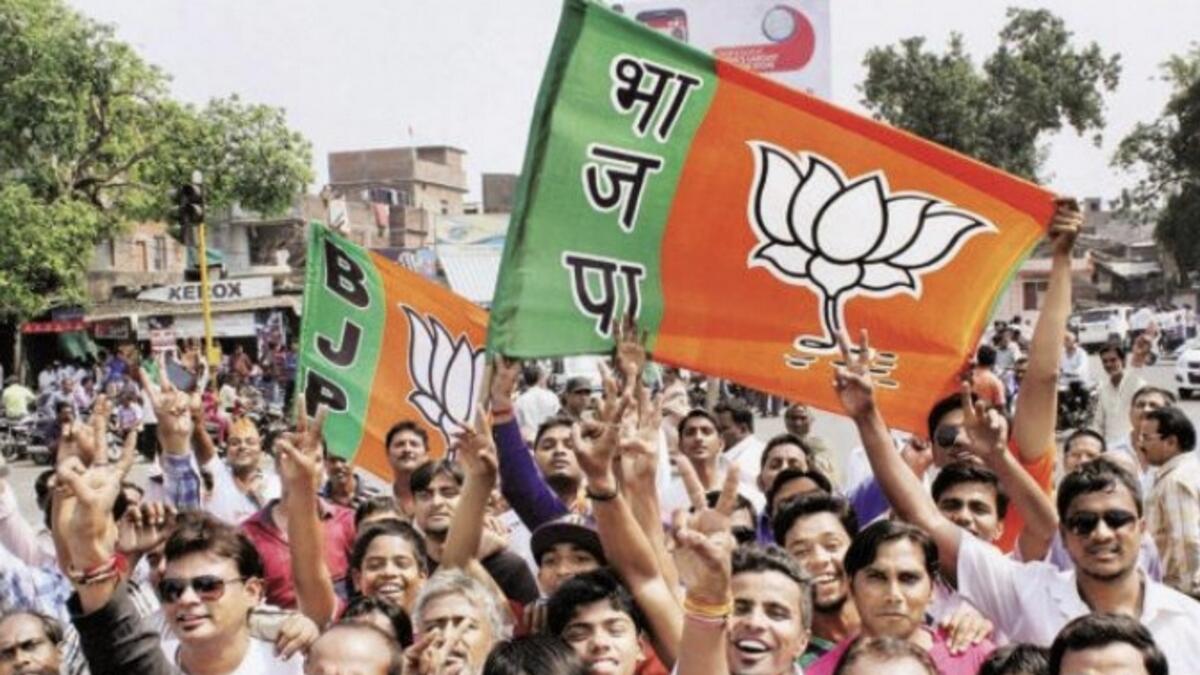 BJP crossed the 300 seat mark in the Lok Sabha elections