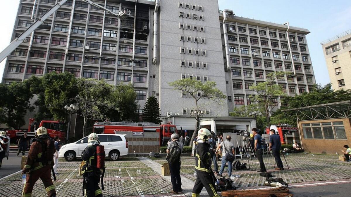 Nine killed, 15 injured in Taiwan hospice blaze 