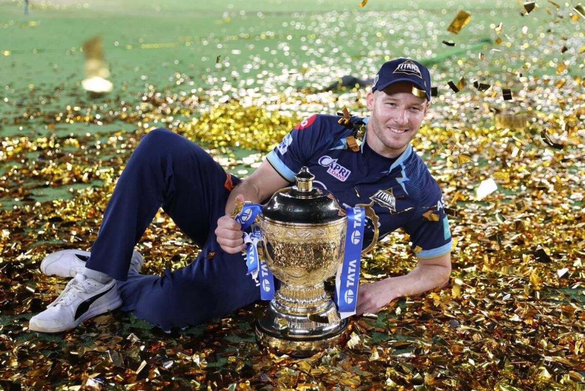 David Miller helped the Gujarat Titans win the IPL this year. (Twitter)