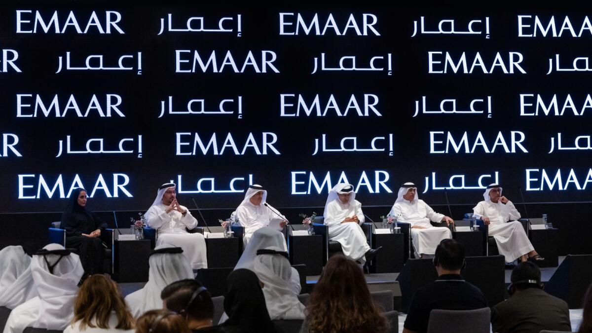 Emaar Properties' annual general meeting in progress.  - Supplied photo