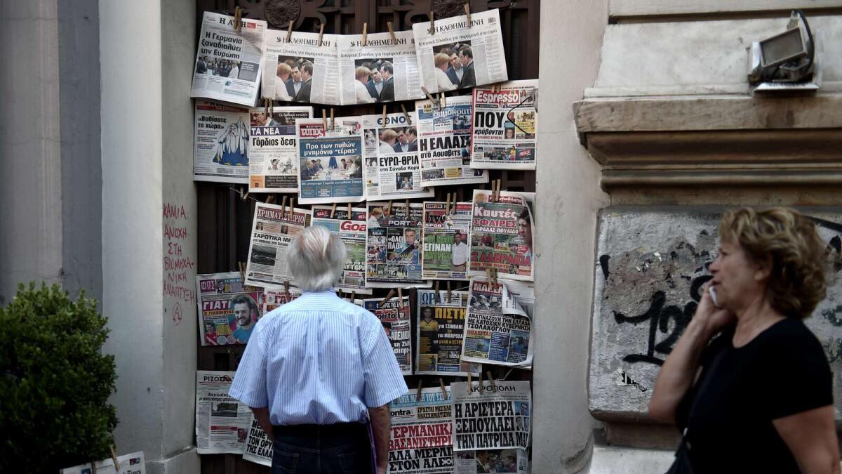 Greeks feel cheated at harsh terms of EUs bailout agreement