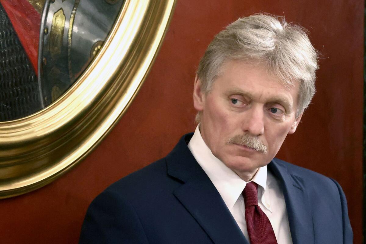 Kremlin spokesman Dmitry Peskov. — Reuters
