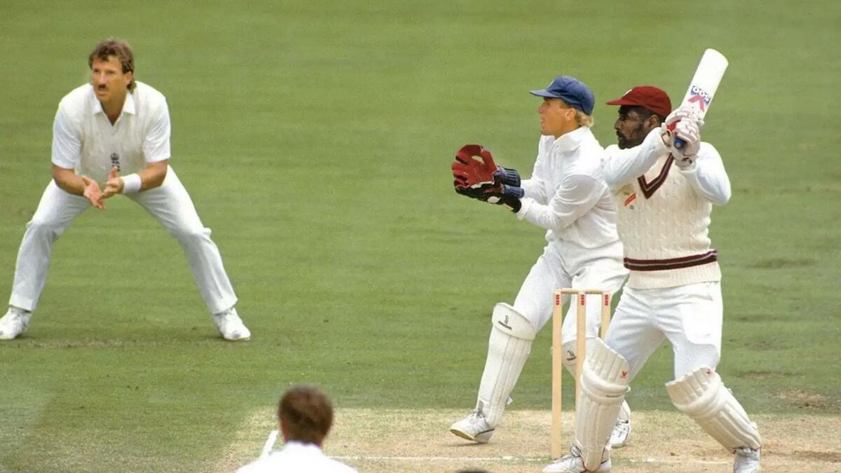Viv Richards once scored a hundred off 56 balls in a Test match. (Sir Vivian Richards Twitter)
