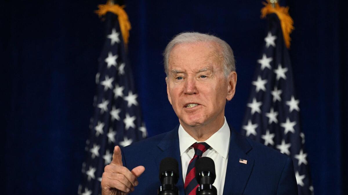 US President Joe Biden. — AFP