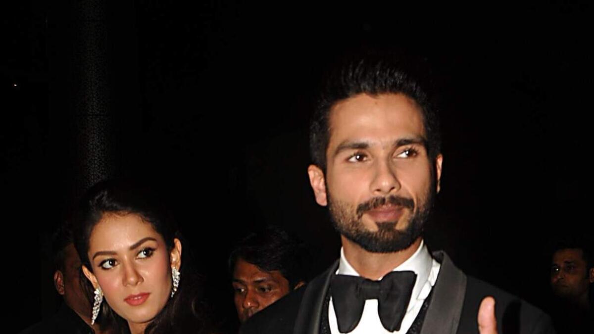 Party continues for Shahid-Mira