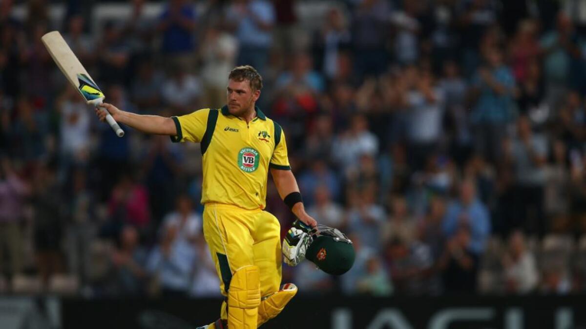Aaron Finch will lead Australia against England