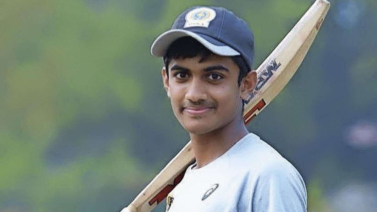 Part-time Dubai student is Keralas youngest cricket double-centurion 