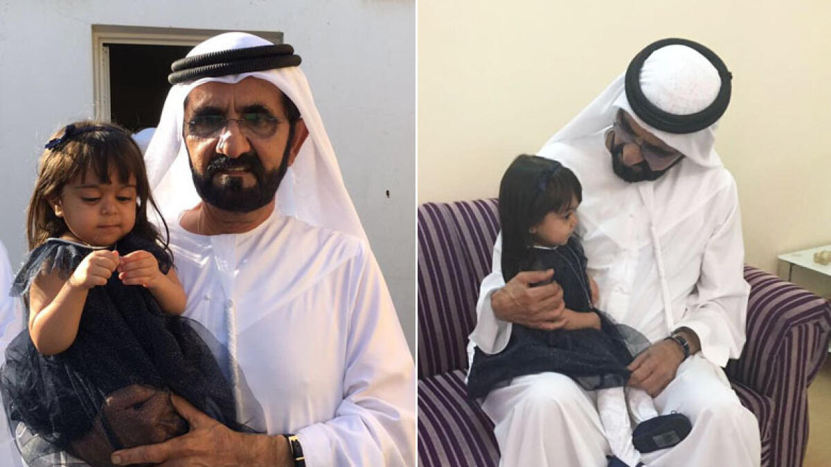 WATCH: Dubais Shaikh Mohammed meets Emirati girl who mimicked him