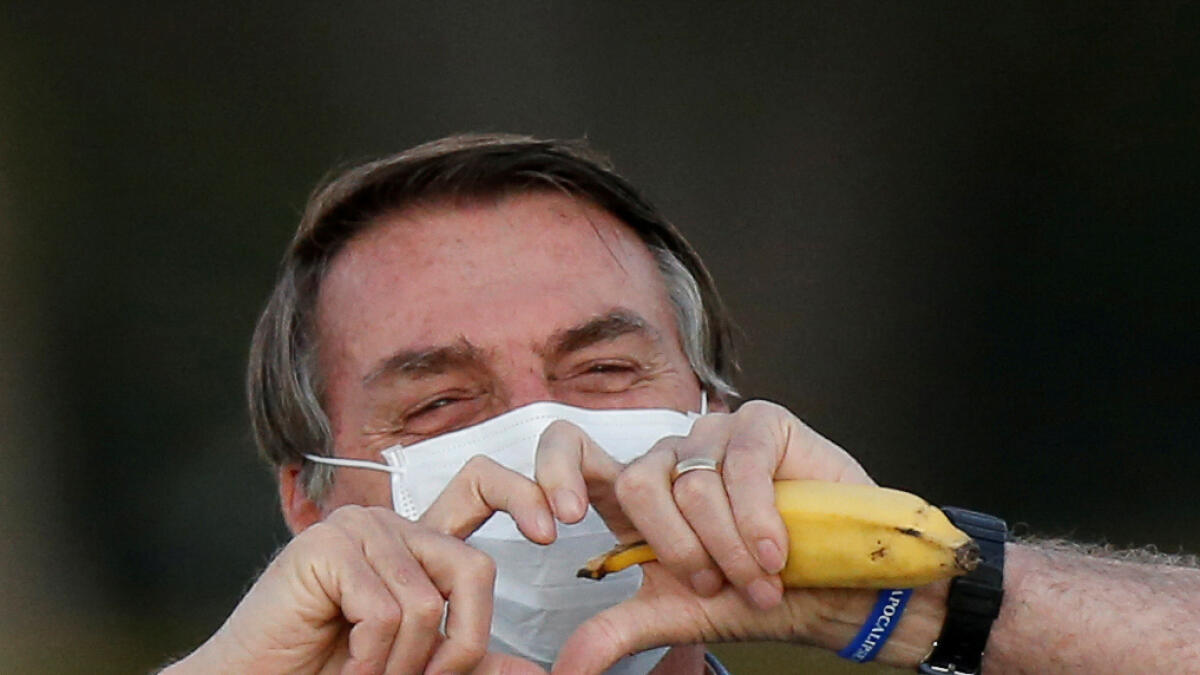 Brazil, Jair Bolsonaro, took, off, mask, recovery, coronavirus, Covid-19