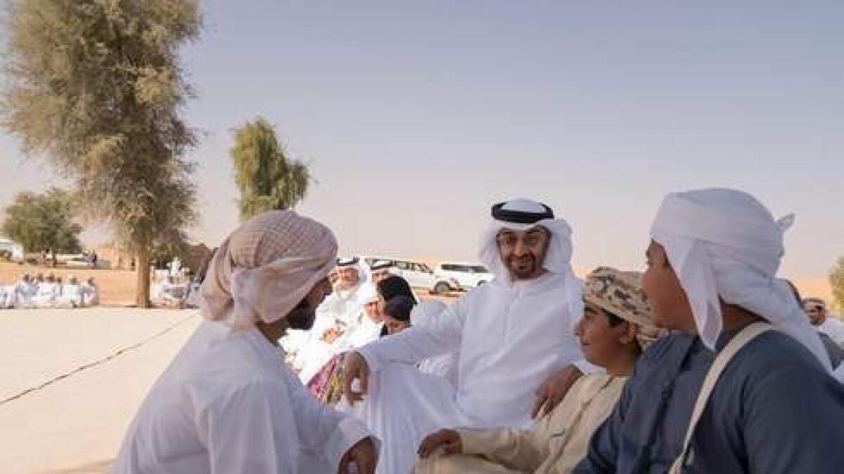 Photos: Sheikh Mohamed bin Zayed meets sons of UAEs martyrs