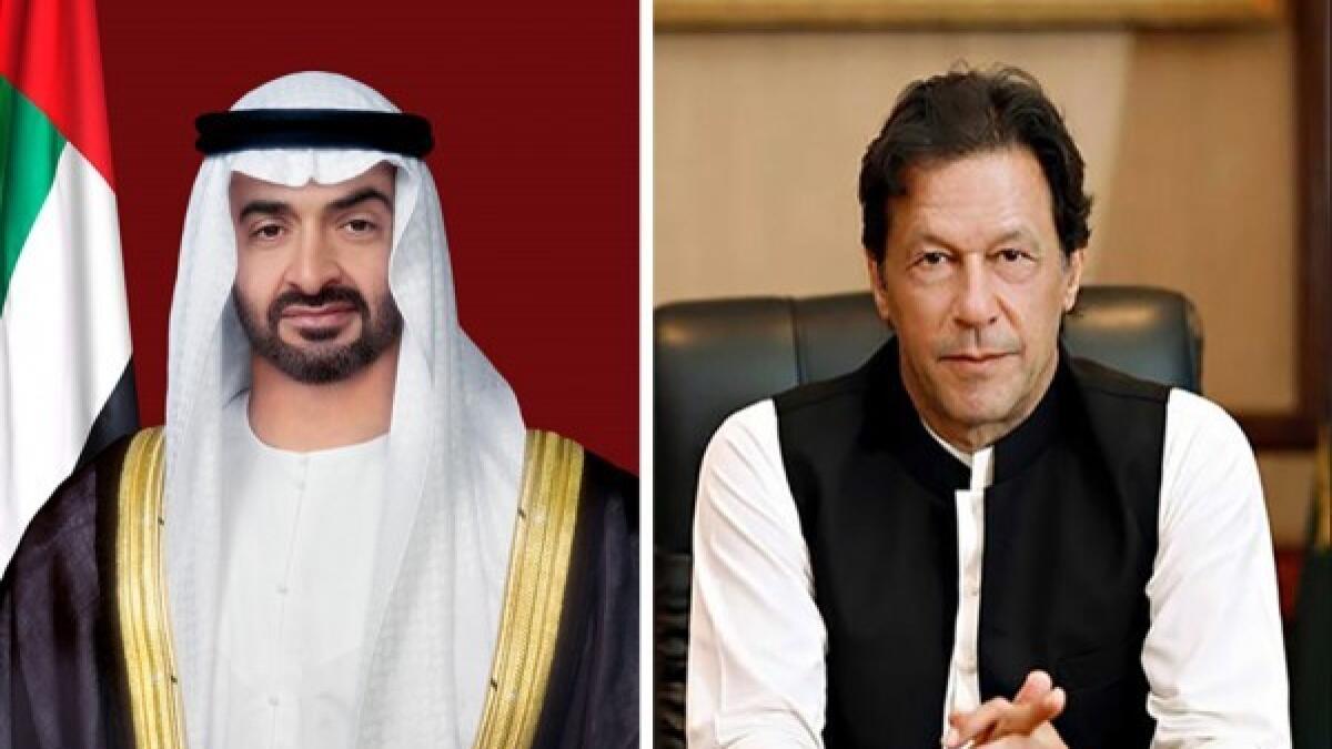 Sheikh Mohamed, Pakistani PM Imran Khan reaffirm robust bilateral relations