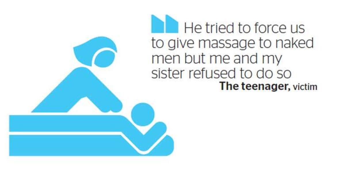 Mother forced daughters to work as masseuses