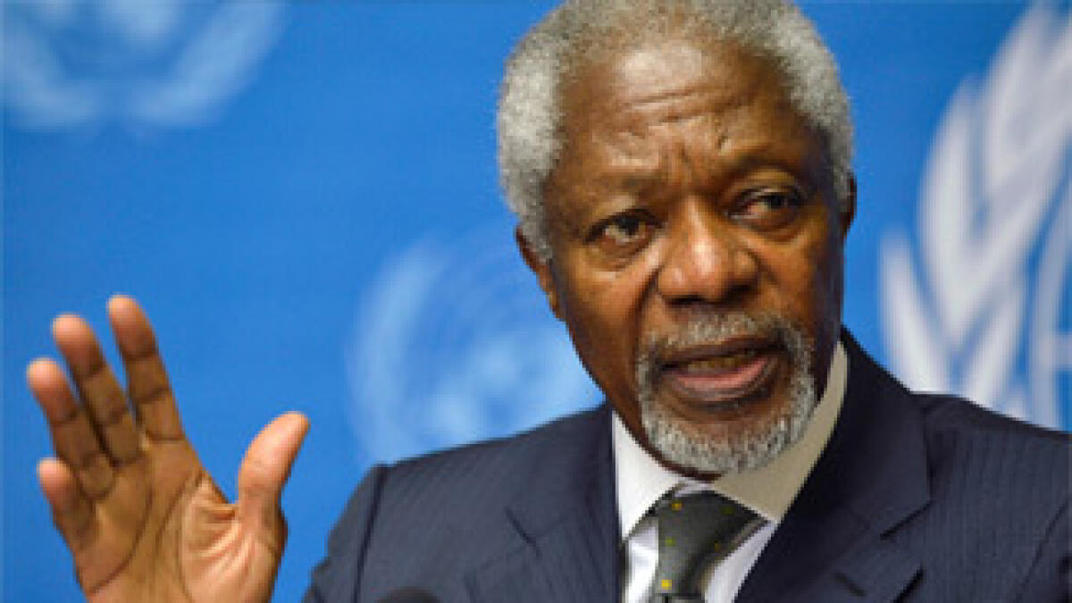 Annan proposes transitional government for Syria