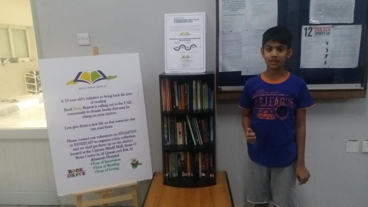 11-yr-old sets up libraries, extends shelf life of old books