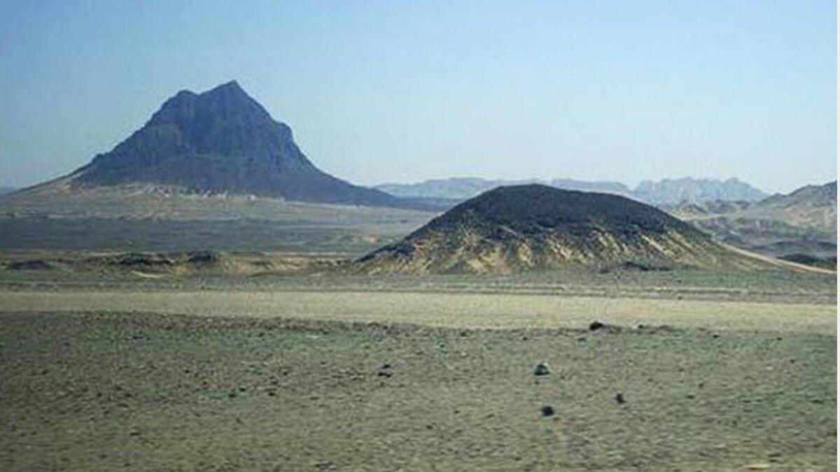 The hills near the site of the Reko Diq copper mine in Balochistan.