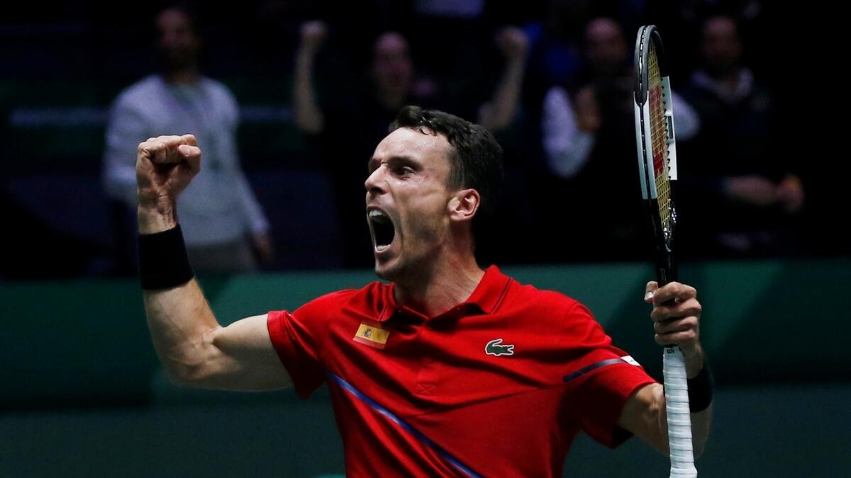 Bautista Agut victory puts Spain on the brink of Davis Cup triumph
