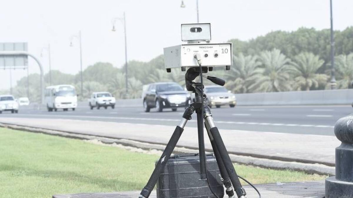 Radars are either installed at traffic signals or on streets to detect speed. The ones at the signals can detect if you're jumping a red signal, taking a wrong turn, an illegal U-turn, over speeding or if you're violating the yellow box. The other radars are used to spot over speeding cars.-KT file photo