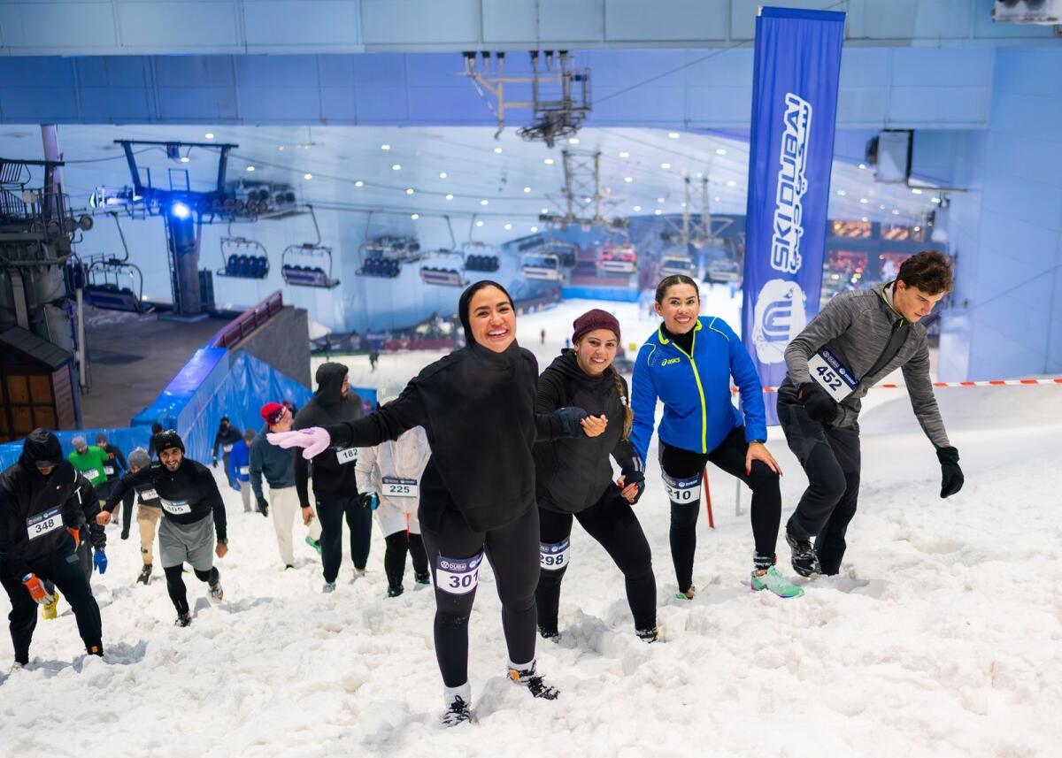 The DXB Snow Run was launched in 2020. - Supplied photo