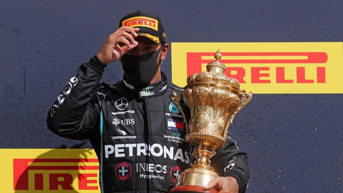 Victory on Sunday lifted Hamilton 30 points clear of team-mate Valtteri Bottas in this year's title race