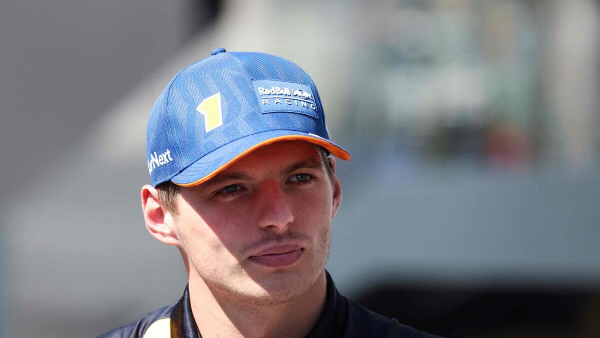Red Bull Racing's Dutch driver Max Verstappen. (AFP)