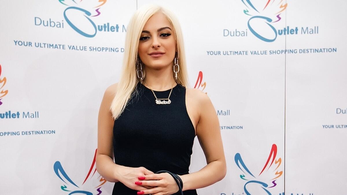 Bebe Rexha makes an appearance at Dubai Outlet Mall  