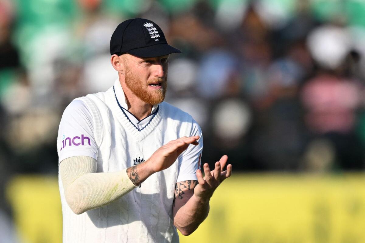 England Test captain Ben Stokes. — AFP