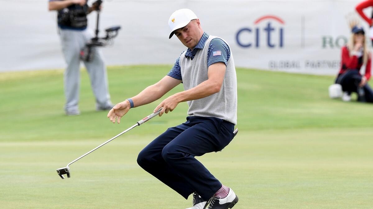 US rally to stall Internationals advance at Presidents Cup
