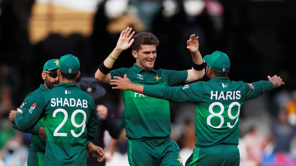Shaheen Shah Afridi shattered the hopes of India with a mesmerising spell of fast bowling. (AFP)