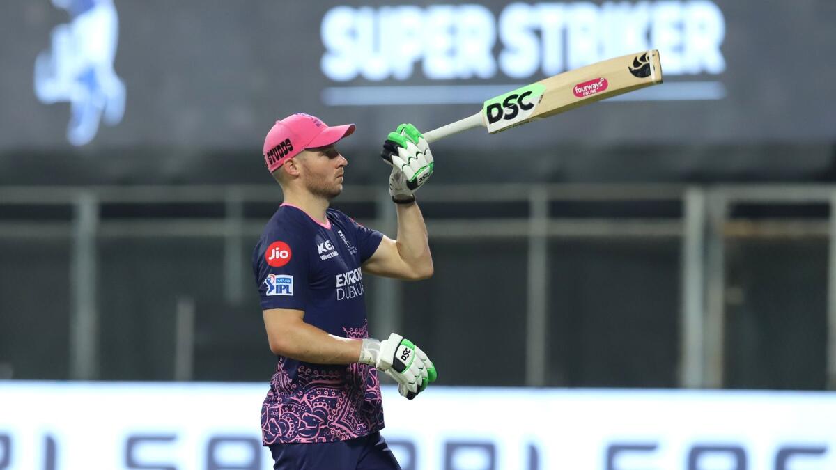 David Miller of the Rajasthan Royals before the start of the match against Delhi Capitals. (BCCI)