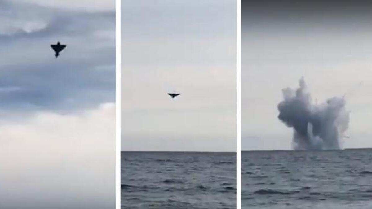 Video: Military plane crashes in Italy air show, kills pilot