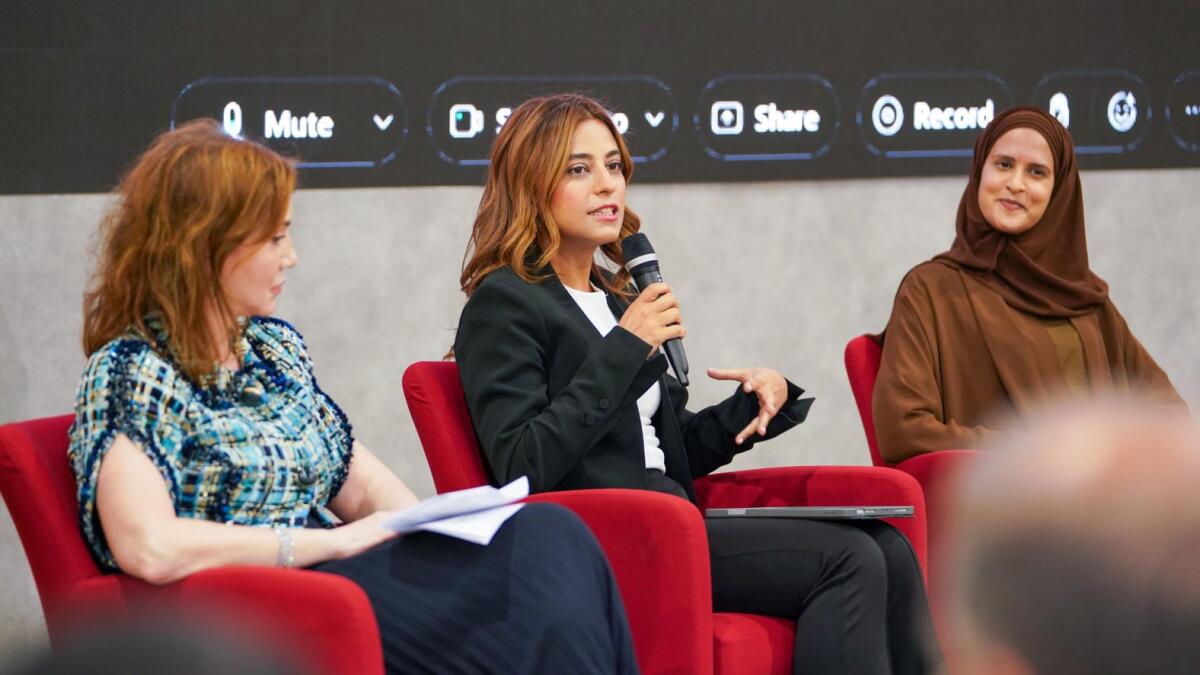 The panel discussion showcased the voices of women in promoting sustainability in the MENA region.