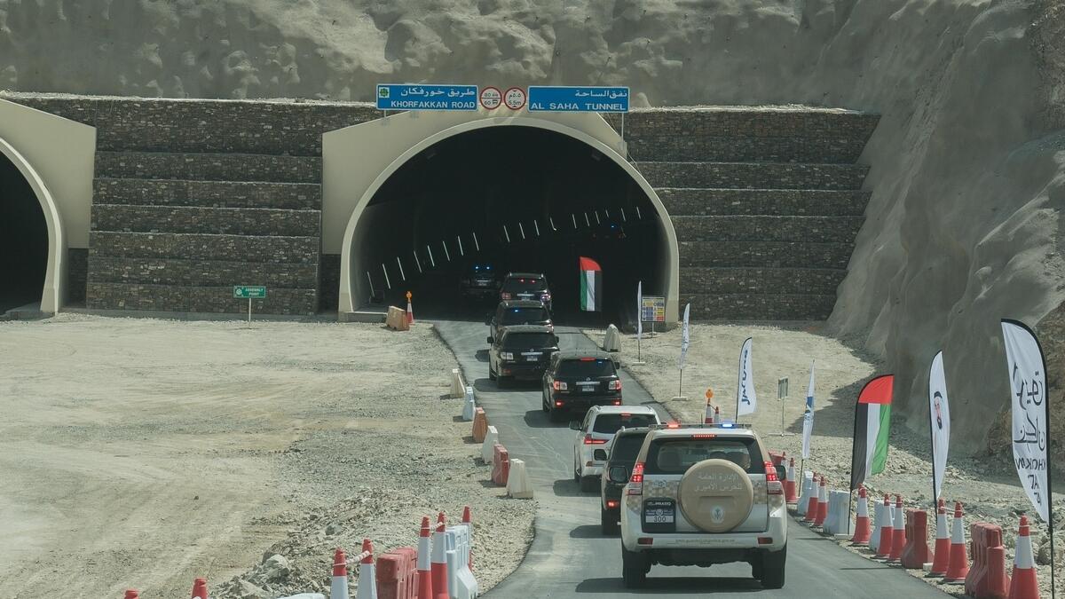 The longest of the tunnels is 2.7km, making it the longest in the Middle East.- Wam