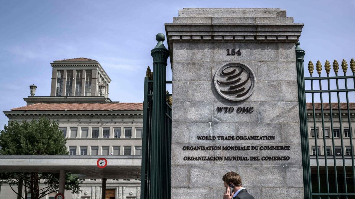 The WTO's 12th Ministerial Conference (MC12) took place on June 12-17, 2022, at its headquarters in Geneva. — File photo