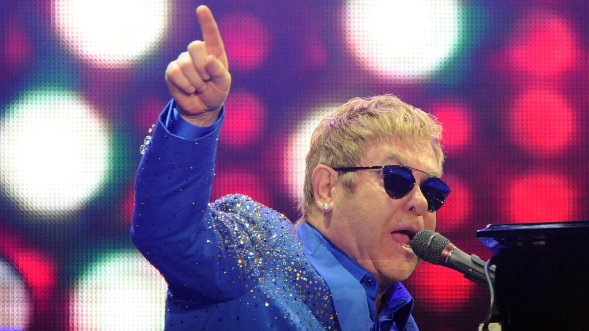 British musician Elton John. — AFP file