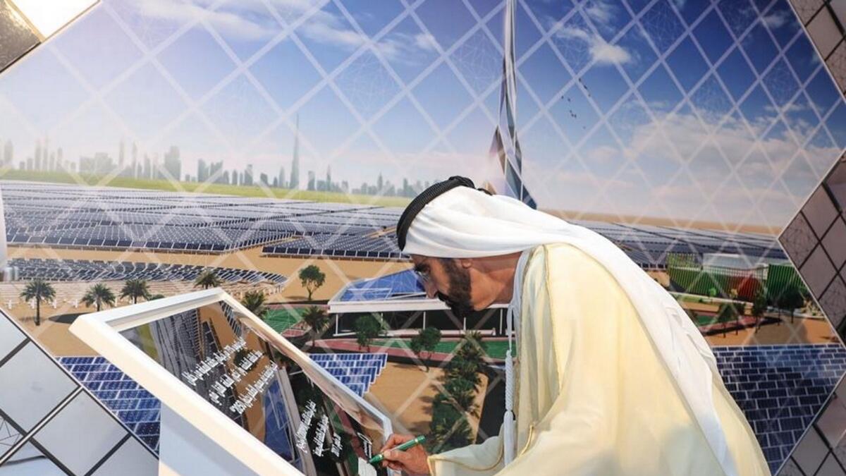 Video: Sheikh Mohammed announces worlds largest solar power project in Dubai