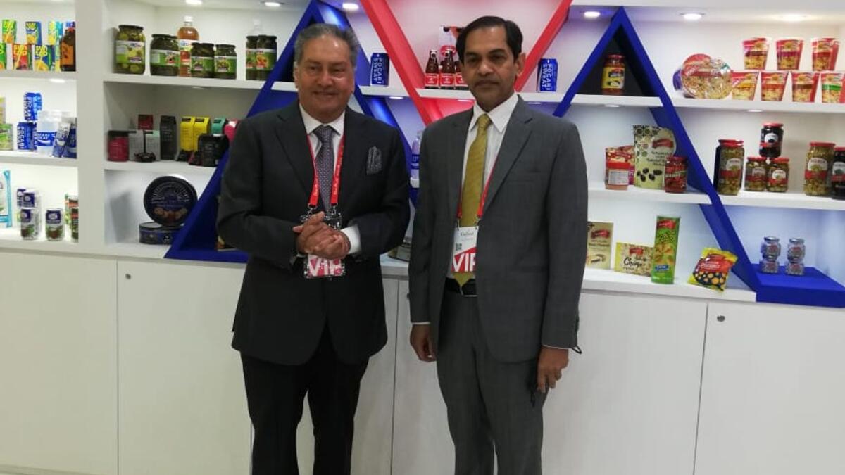 Sujay Sudhir appreciated Al Maya Group’s efforts to promote a large variety of Indian food products at the Group’s supermarkets across the UAE and other Gulf countries. — Supplied photo