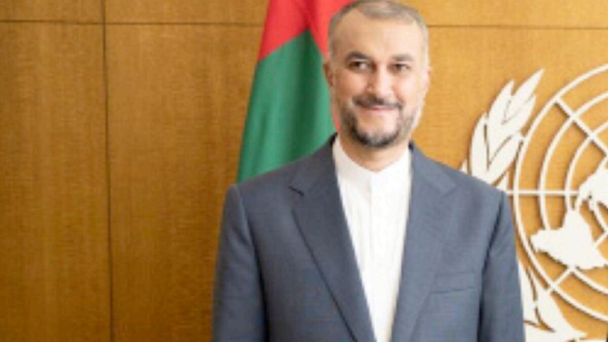 Foreign Minister Hossein Amirabdollahian. — File phoro