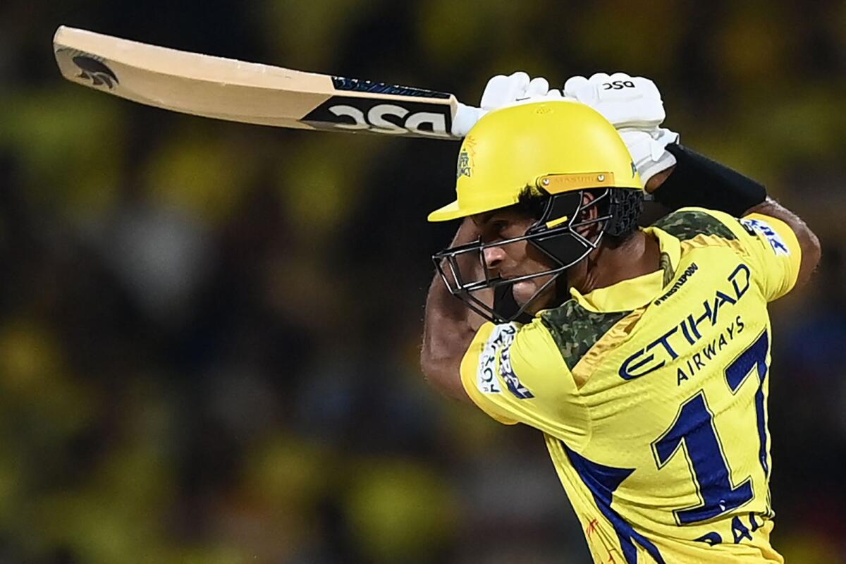 New Zealand batter Rachin Ravindra is playing for the Chennai Super Kings in the IPL. — AFP