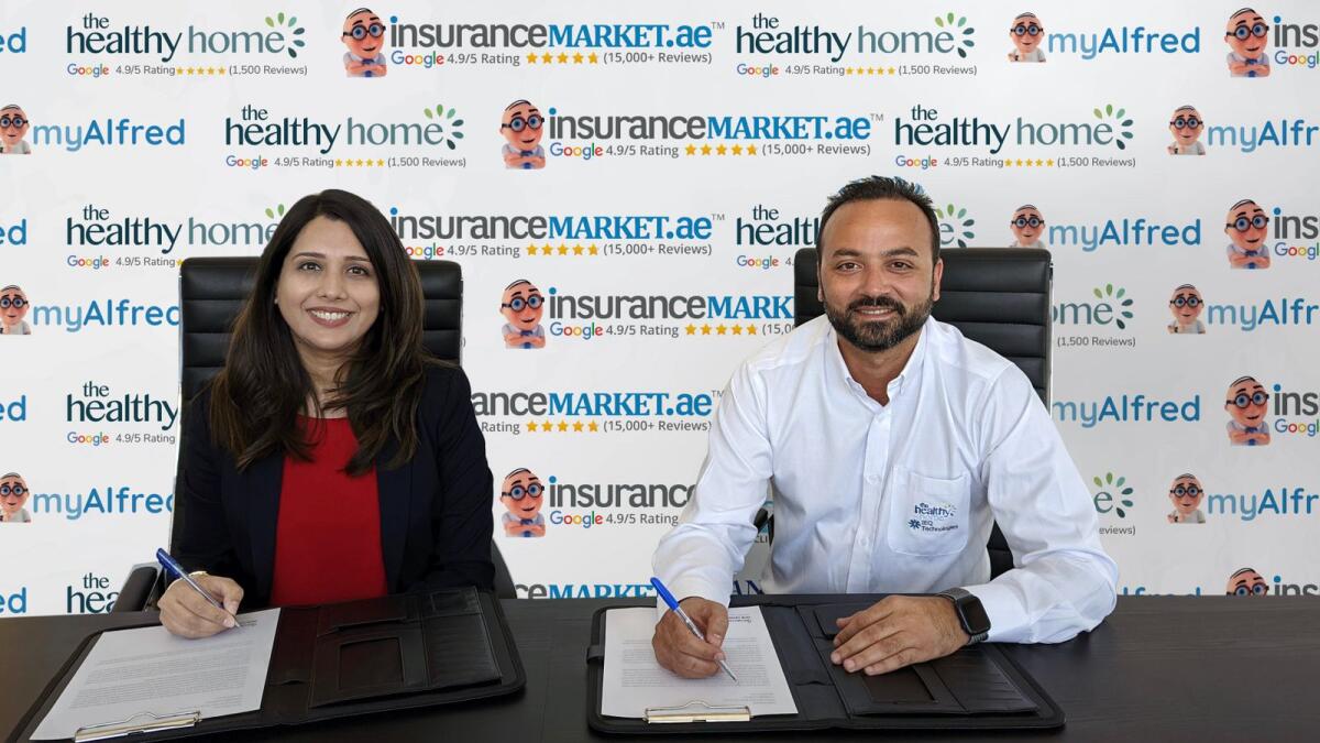 Grishma Apte, General Manager, myAlfred LLC and Hisham Jaber, Co-founder and Head of Strategy, The Healthy Home