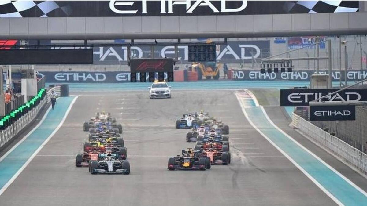 The UAE’s resilience in dealing with the Covid-19 cases also inspired the Abu Dhabi GP organisers. (AFP file)