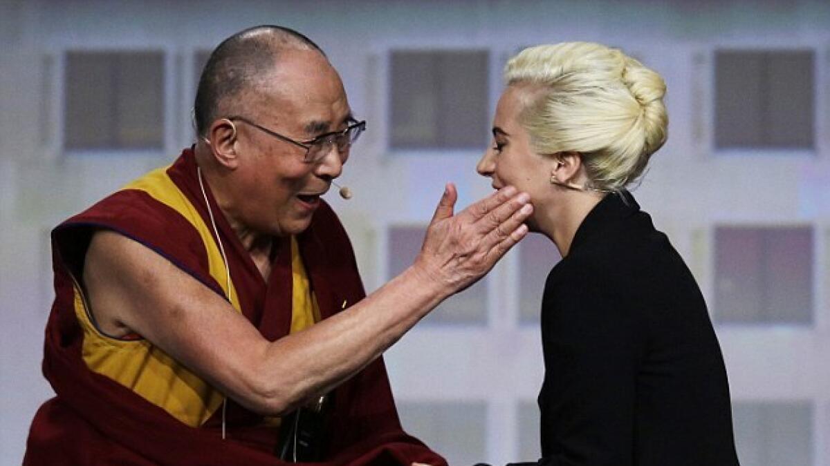 Chinese Internet on edge of outrage after Lady Gaga meets Dalai Lama