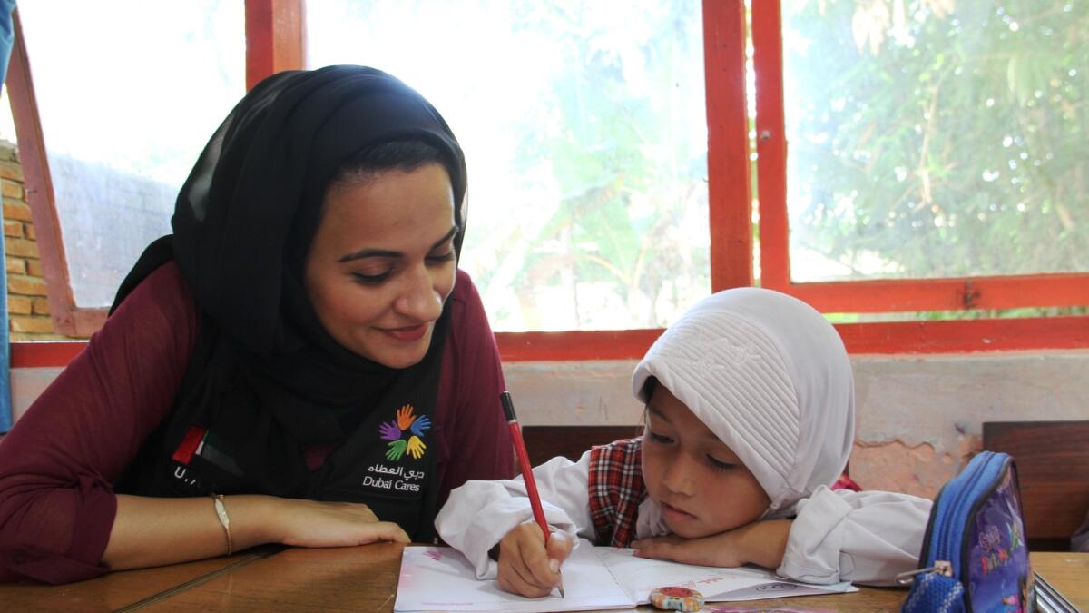 Educational programme is one of the top priorities of the UAE’s charity mission in different parts of the world.