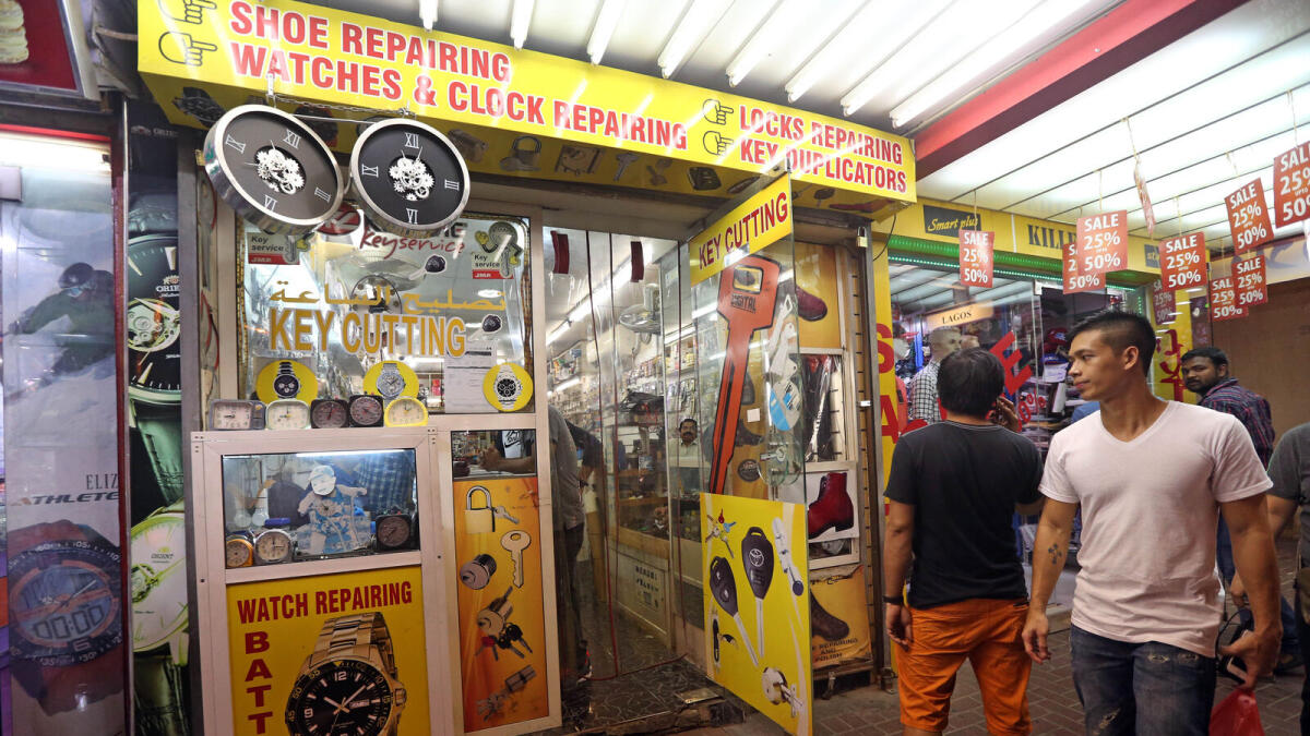 DO-IT-ALL HANDYMAN... This 2-metre by 8-metre shop in Satwa repairs everything from watches, bags, shoes and making duplicate keys.