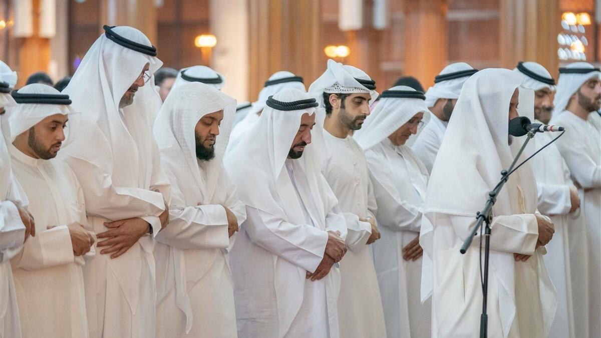 Photos: Funeral prayers offered for UAE royal