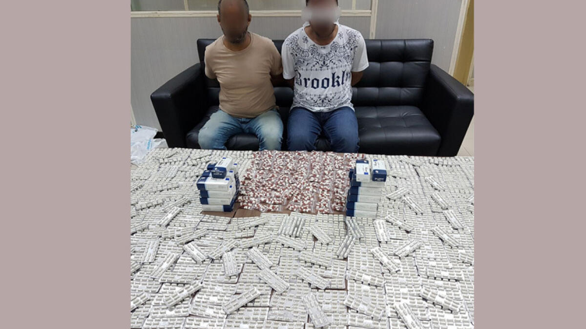 Abu Dhabi Police nab duo, seize 10,000 drug pills in undercover raid
