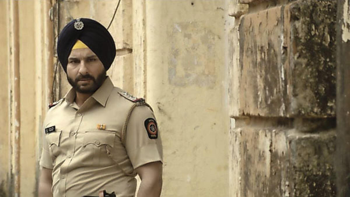 Curiously, male stars aren't as wary about double-tasking on the multiplex and the home entertainment screens. Pictured: Saif Ali Khan in Sacred Games