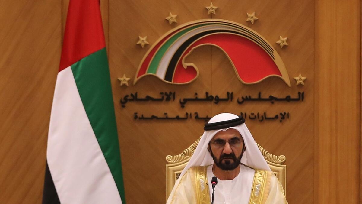 Perform responsibilities with transparency, Sheikh Mohammed tells FNC