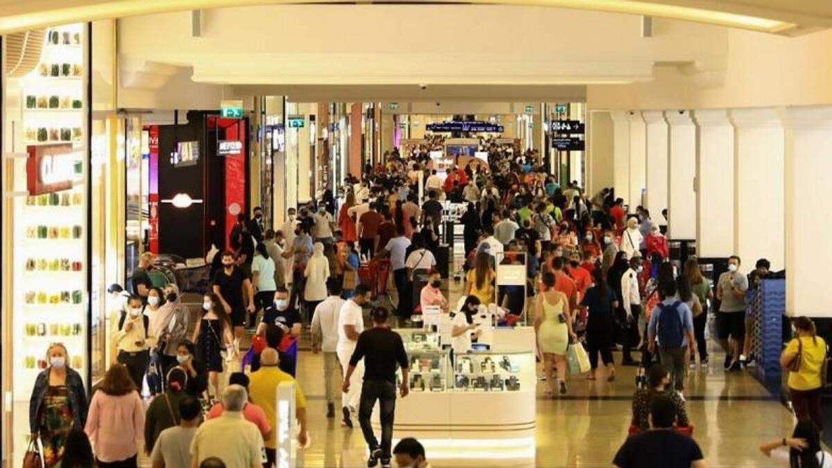 Retail receipts at UAE malls rose 10 per cent, showing the resilience of the sector.