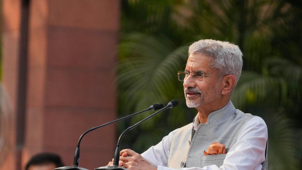 India's Foreign Minister S. Jaishankar said at an event in New Delhi that his government was in 'advance agreement' on a trade treaty with Russia. — PTI file